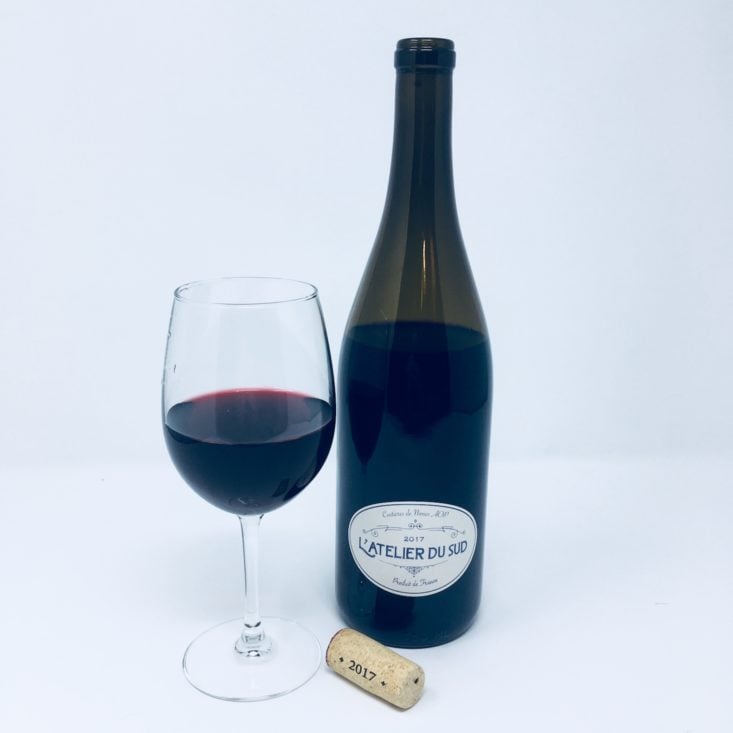 Winc Wine of the Month Review January 2019 - L’ATELIER FULL BOTTLE + GLASS