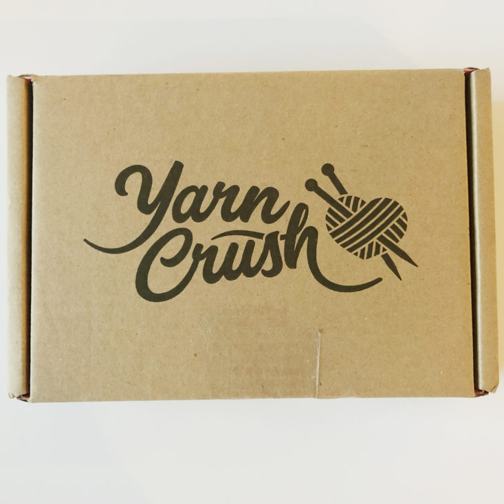 Yarn Crush December 2018 - Closed Box Review Top