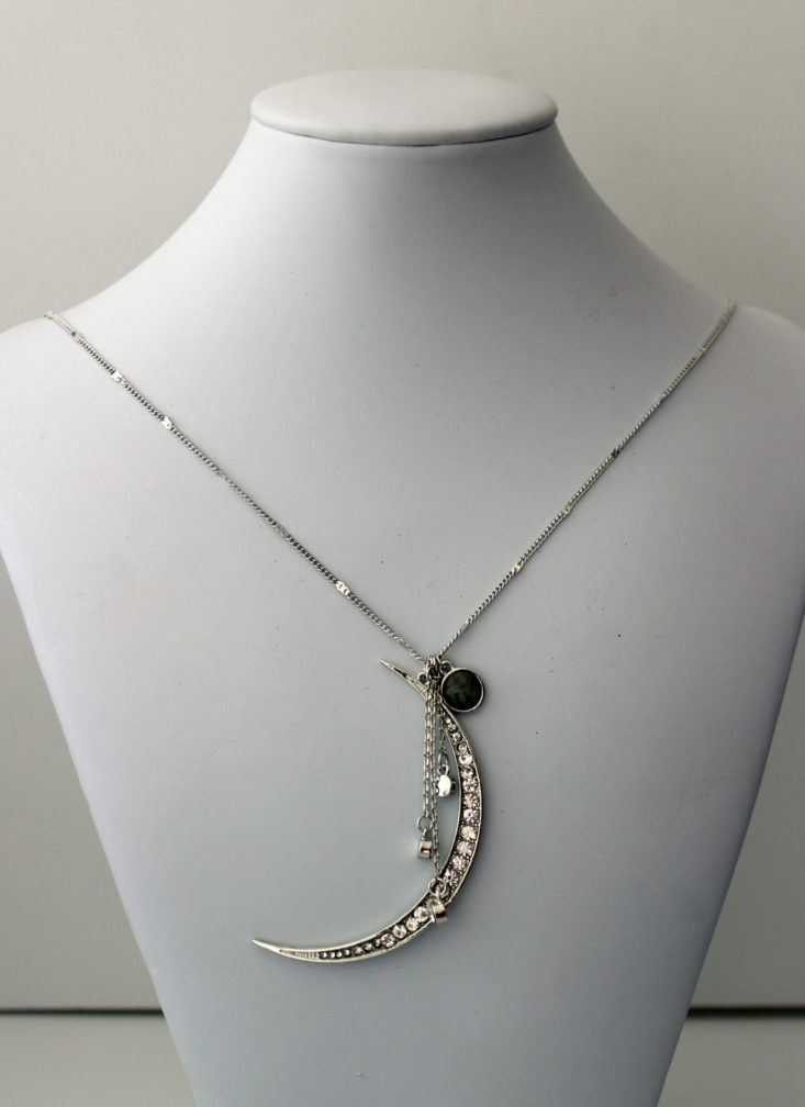 A Little Touch Of Magick January 2019 - Crescent Moon Necklace Front View