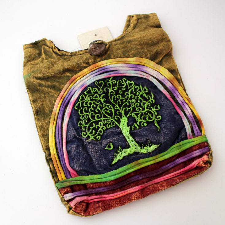 A Little Touch Of Magick January 2019 - Embroidered Tree Of Life Purse Open Top 1