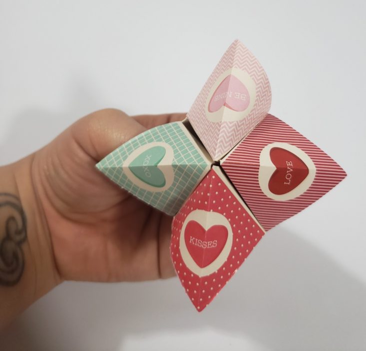 BUSY BEE STATIONERY Subscription Box February 2019 - Fortune Teller Paper 10