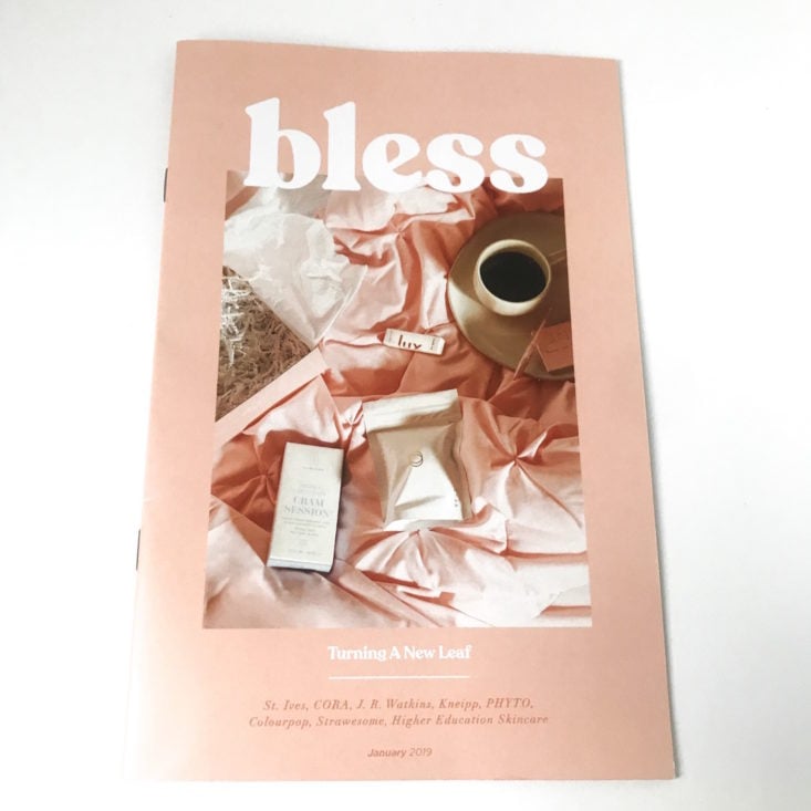 Bless Box January 2019 - Booklet 1