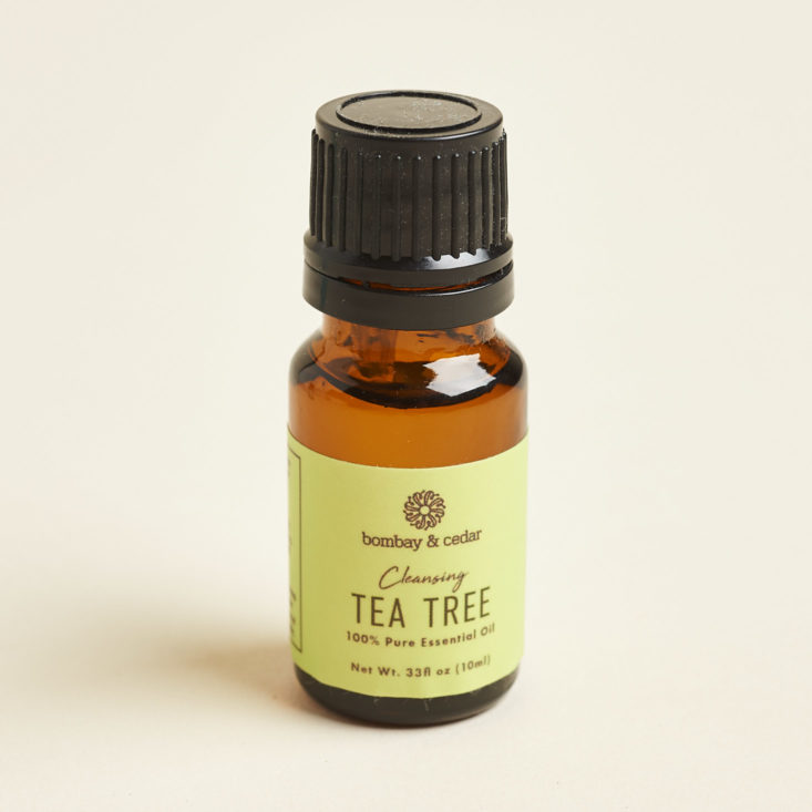 Bombay and Cedar Cleanse January 2019 tea tree oil