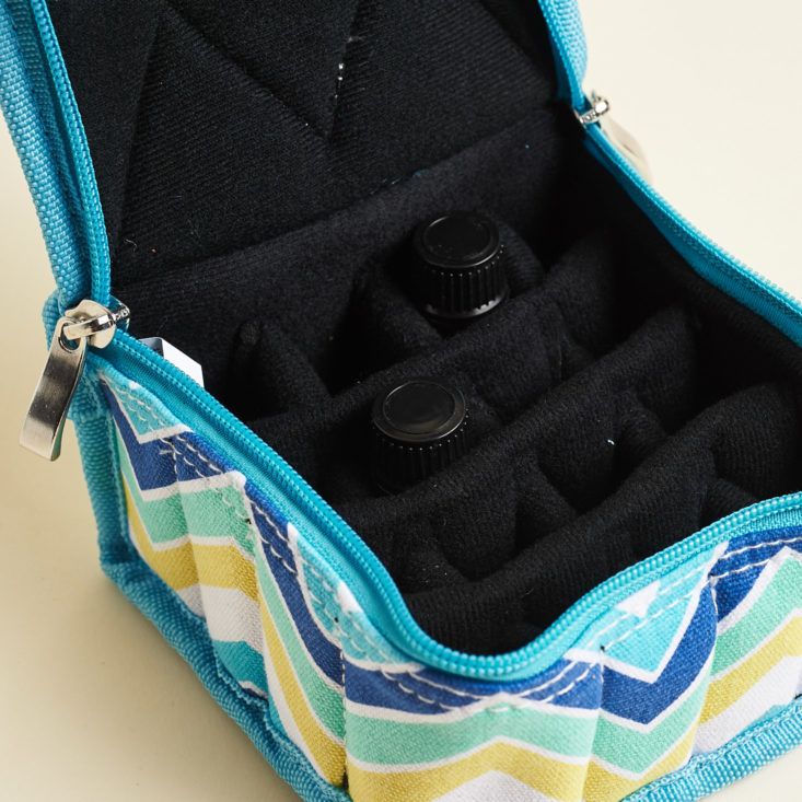 Bombay and Cedar Cleanse January 2019 essential oil case detail