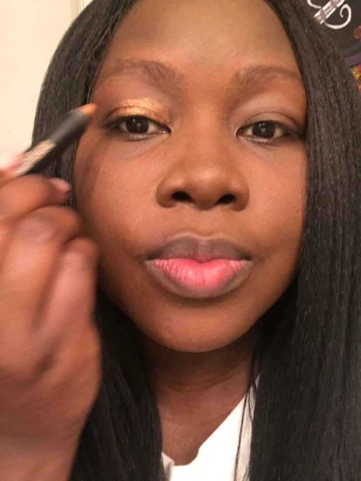 Boxycharm makeup tutorial February 2019 - Applying The God Nudestix