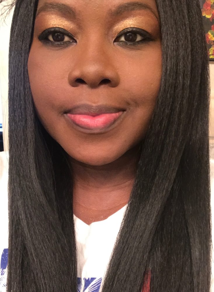 Boxycharm makeup tutorial February 2019 - Eyelook With Mascara Added