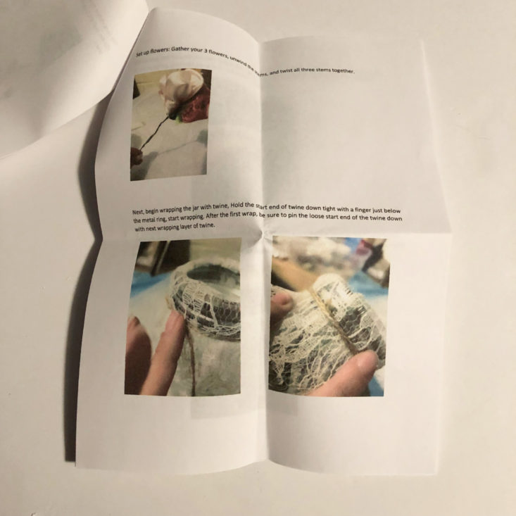DIY Décor Craft Box February 2019 - Homemade Booklet 4 Top