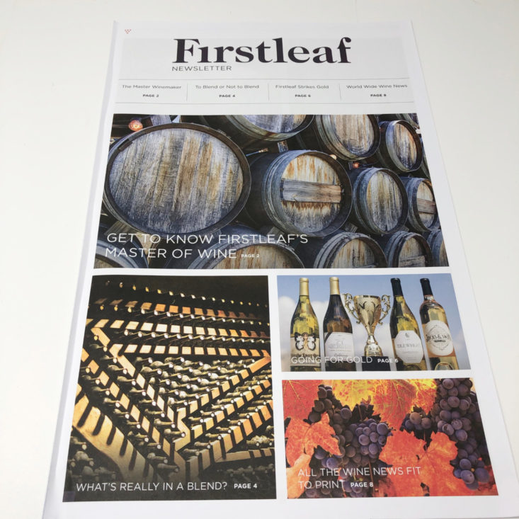 Firstleaf Wine February 2019 - Information Cards 6