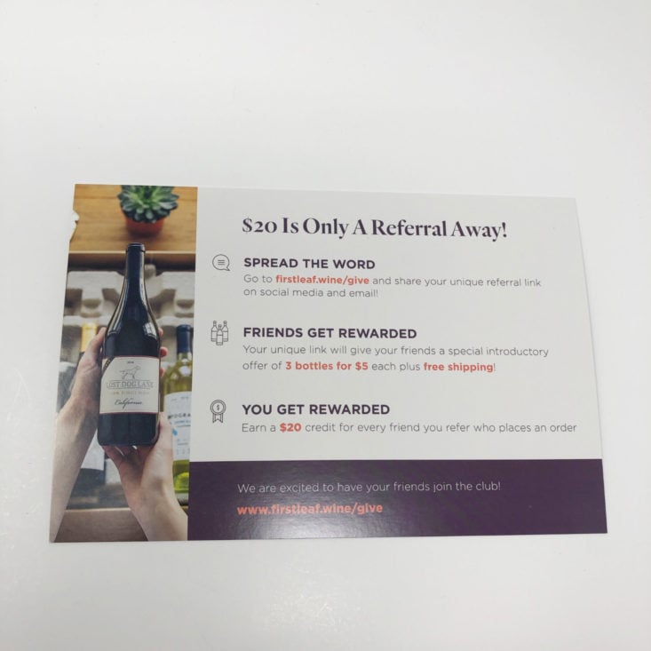 Firstleaf Wine February 2019 - Referral Coupon 5