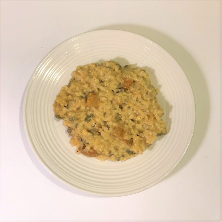 Freshly January 2019 - Butternut Squash Risotto Opened In Plate Top