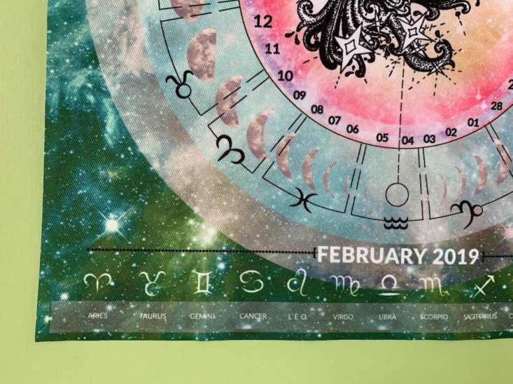 Gaia Moon Box February 2019 - Cosmic Collage Moon Calendar Top 3