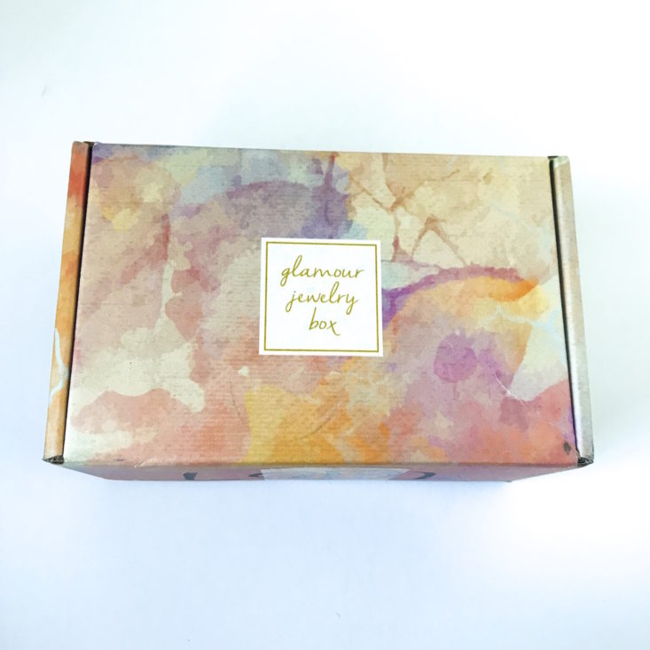Glamour Jewelry Box January 2019 - Box Review Top
