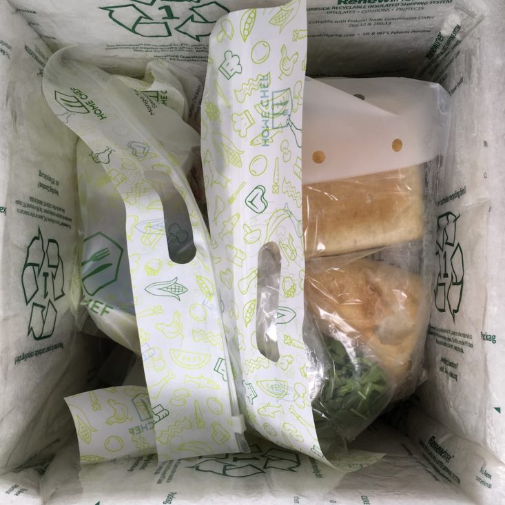 Home Chef Subscription Box Review February 2019 - BOX INGREDIENTS