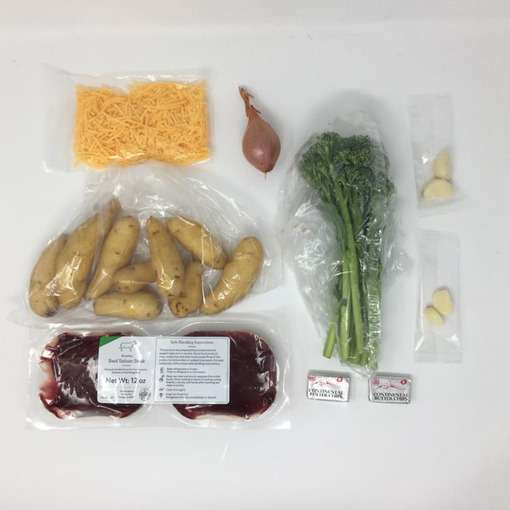 Home Chef Subscription Box Review February 2019 - STEAK LAYDOWN