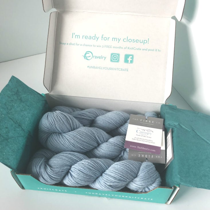 KnitCrate Artisan Review February 2019 - Open Box