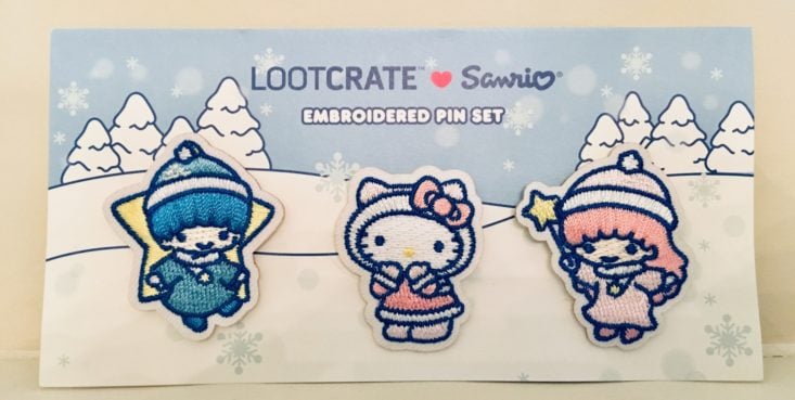 Loot Crate Sanrio Winter 2018 - Patchpin Wrapped