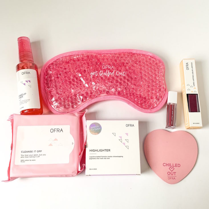 OFRA Mystery Box February 2019 - All contents Top