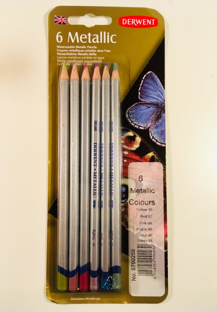 Smart Art Flipbook January 2019 - Derwent Metallic Colored Pencils Top