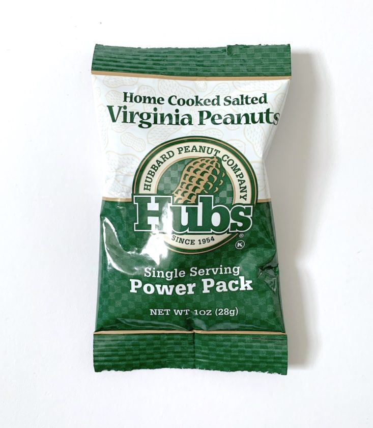 SnackSack Gluten Free Box Review February 2019 - Hubs Peanuts Power Peanut Pack Package Top