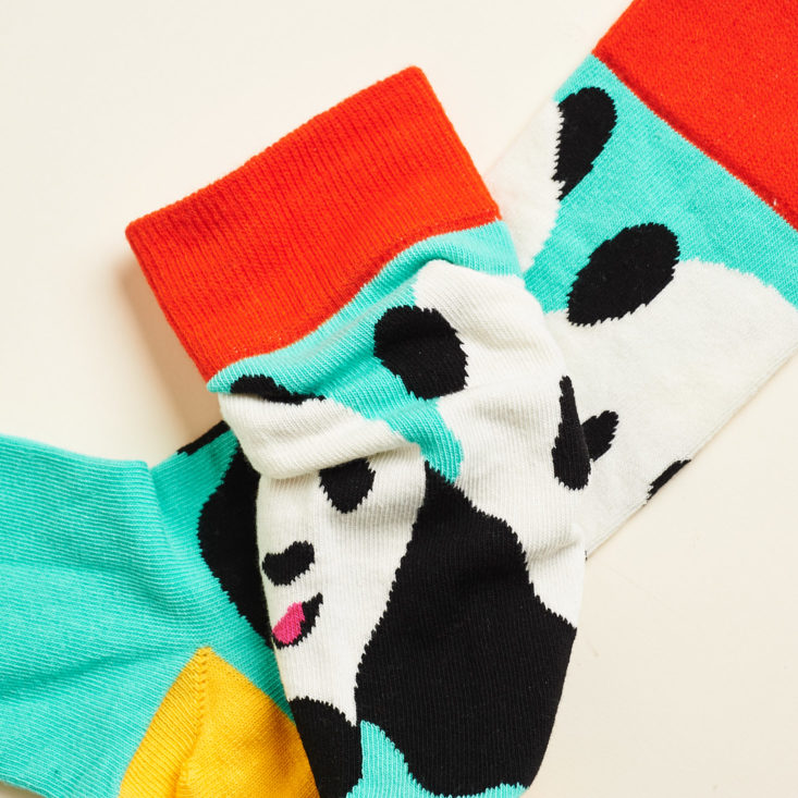Sock Panda Womens January 2019 panda socks detail