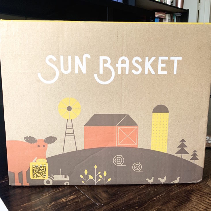 Sun Basket Meal Kit February 2019 - Box Front