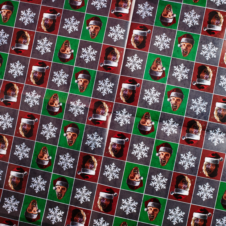 The Walking Dead Supply Drop February 2019 christmas wrapping paper