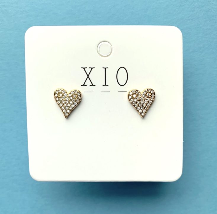XIO Jewelry Subscription Review - February 2019 - Sweet Nothings Earrings Top