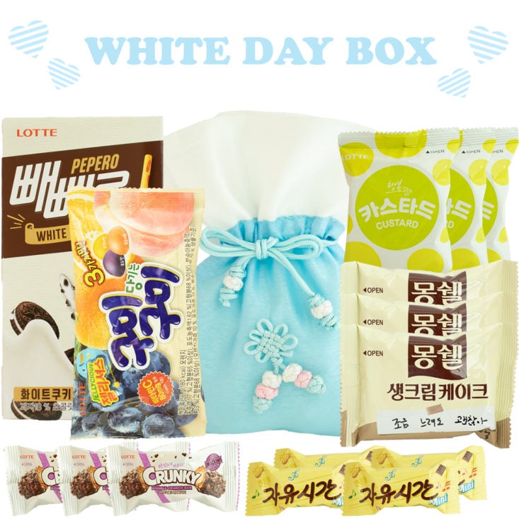 Korean Snack Box March Theme White Day