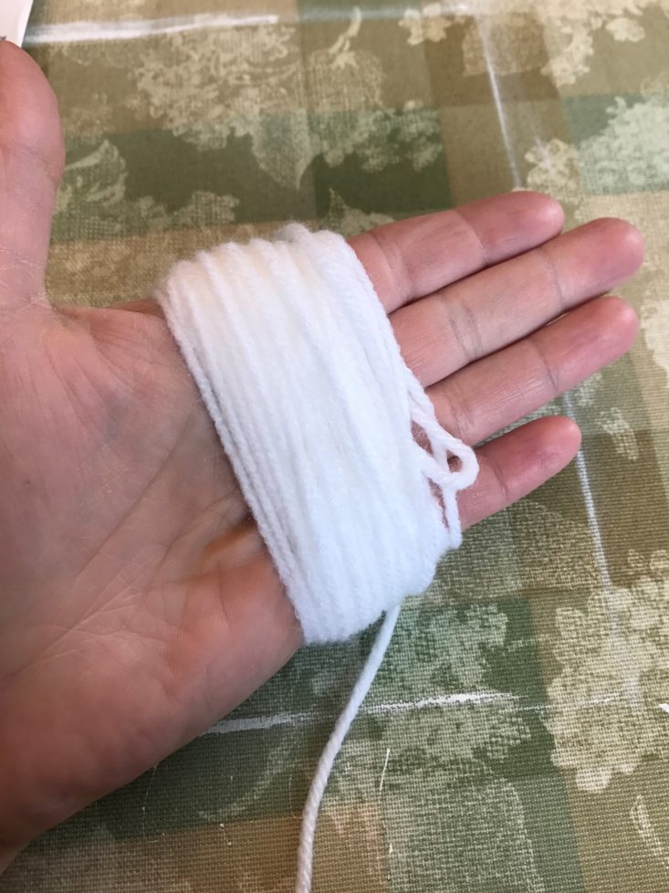 21 Confetti Grace Originial DIY March 2019 - Wrapped Yarn