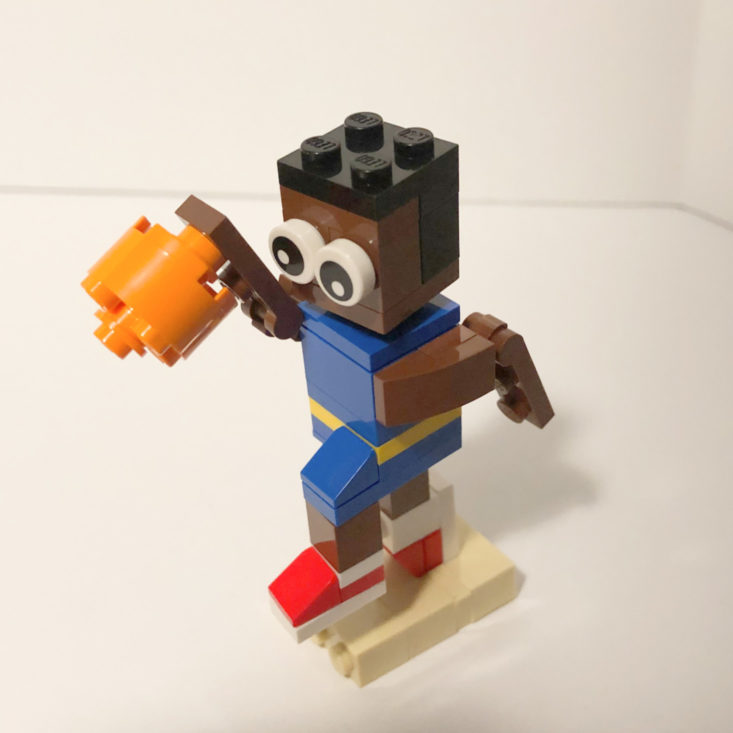 8 Brick Loot March 2019 - Basketball Player 100% LEGO® Build Designed By Tyler Clites