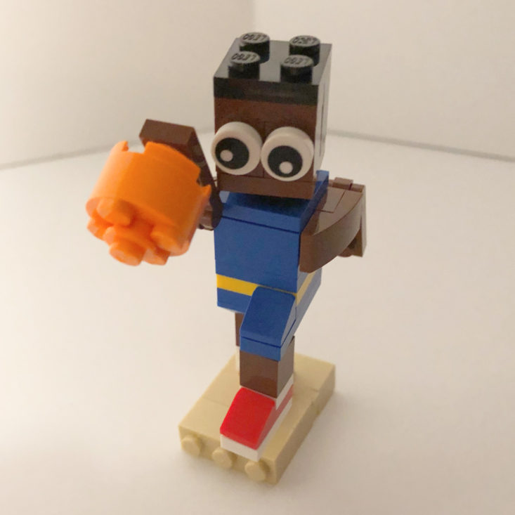 9 Brick Loot March 2019 - Basketball Player 100% LEGO® Build Designed By Tyler Clites