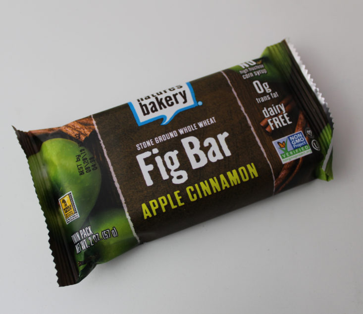 All Around Vegan March 2019 - Nature’s Bakery Apple Cinnamon Fig Bar Top