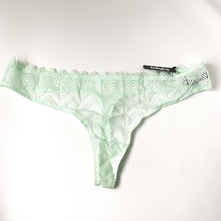 BootayBag Review February 2019 - Mint Lace Thong 1 Top