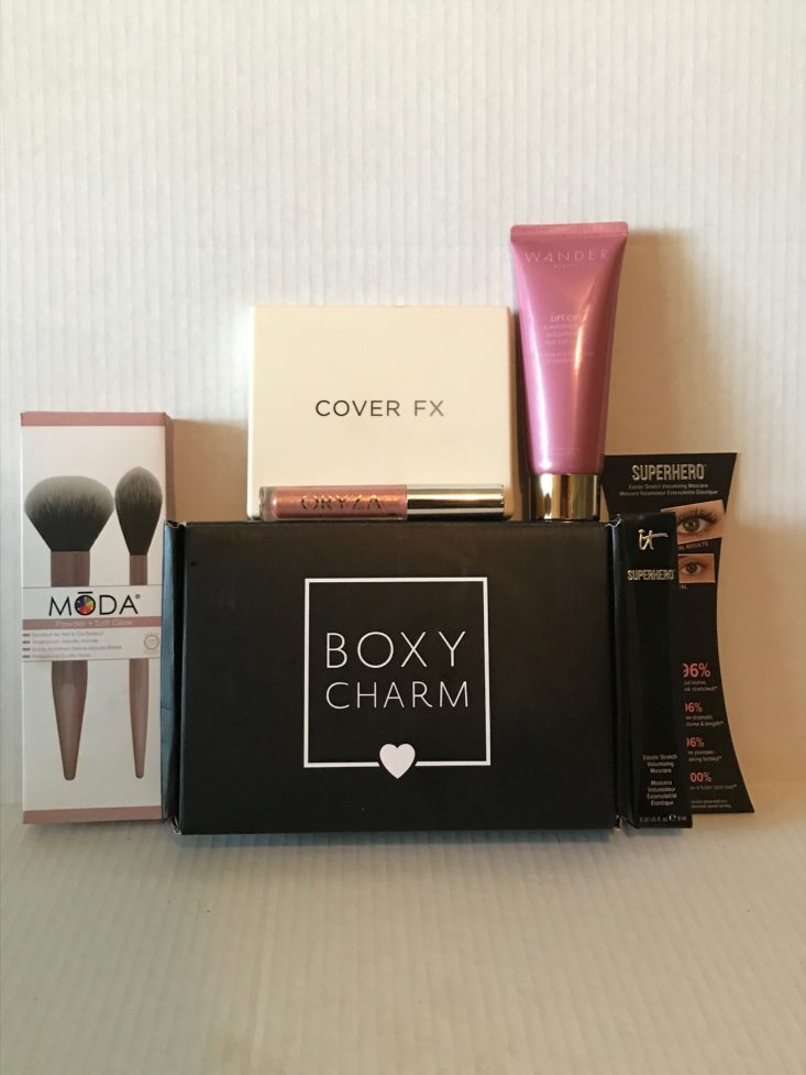 Boxycharm Tutorial March 2019 - Box With All Products Front
