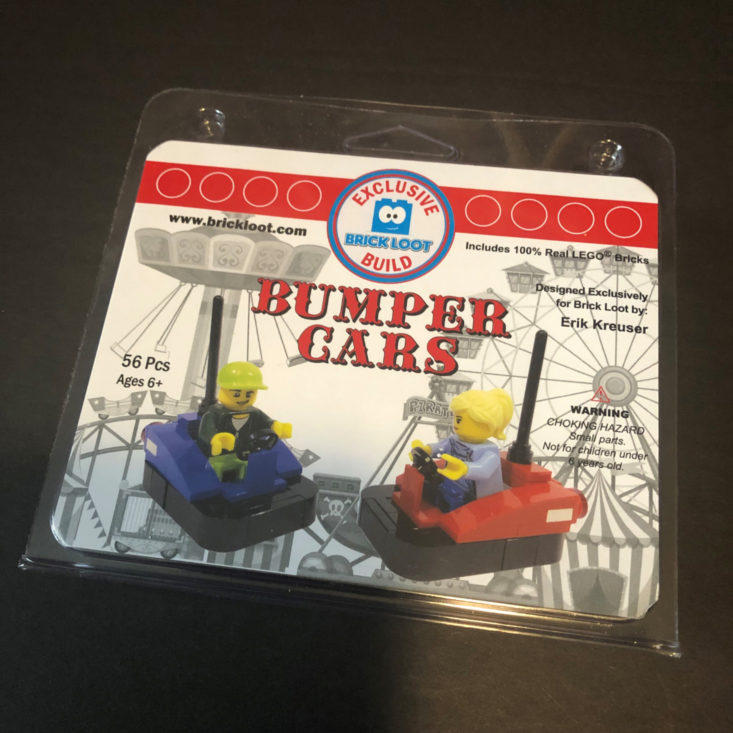 Brick Loot February 2019 - Exclusive! ‘Bumper Cars’ 100% LEGO® Package Front