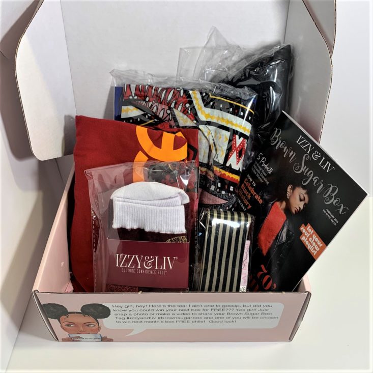 Brown Sugar Box Review February 2019 - All Products Group Shot Top