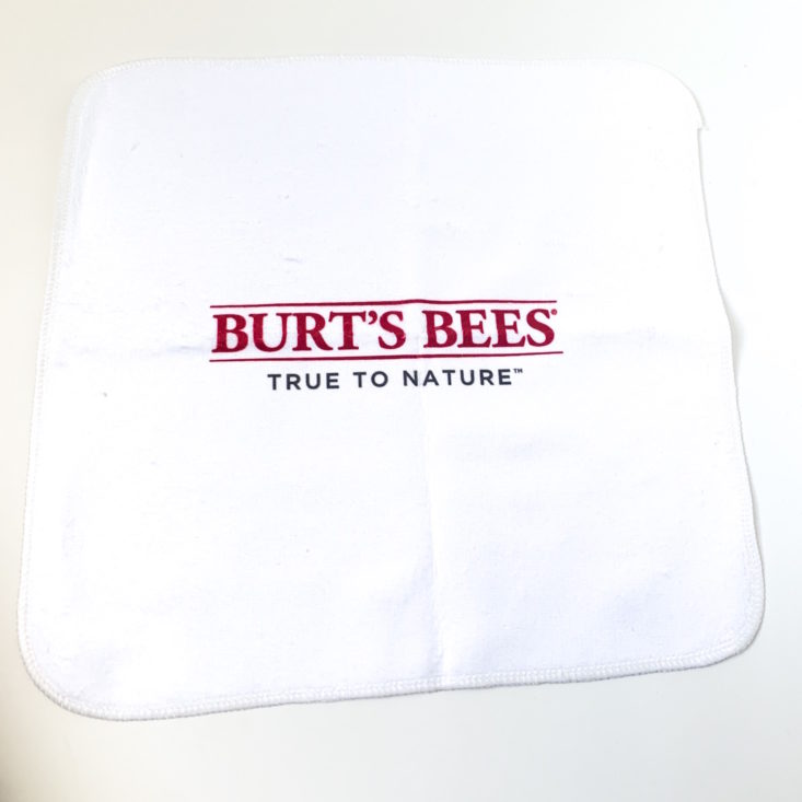 Burt’s Bees Burt’s Box Review March 2019 - Towel Top