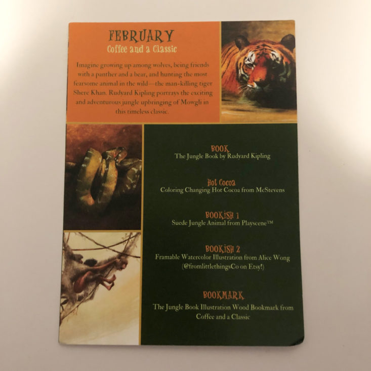Coffee and a Classic February 2019 - Info Card Front