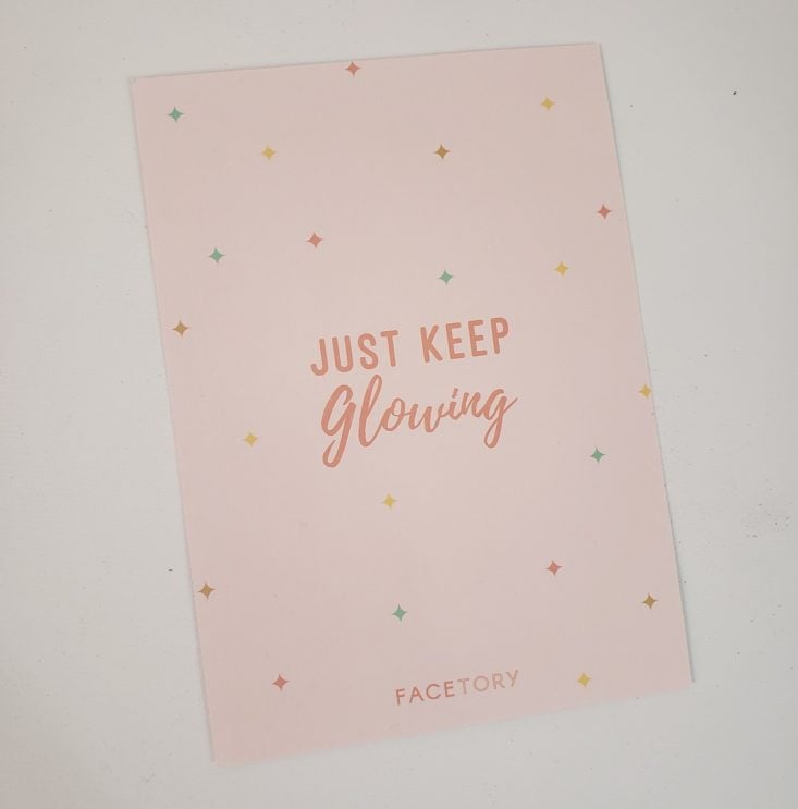 Facetory Lux Box Deluxe Review March 2019 - Step-By Step Guide Front Top