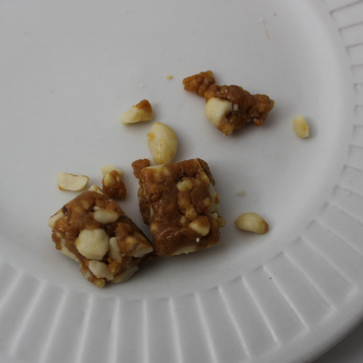 Fit Snack Box Review February 2019 - Plotz Honey Nutters In Plate Top