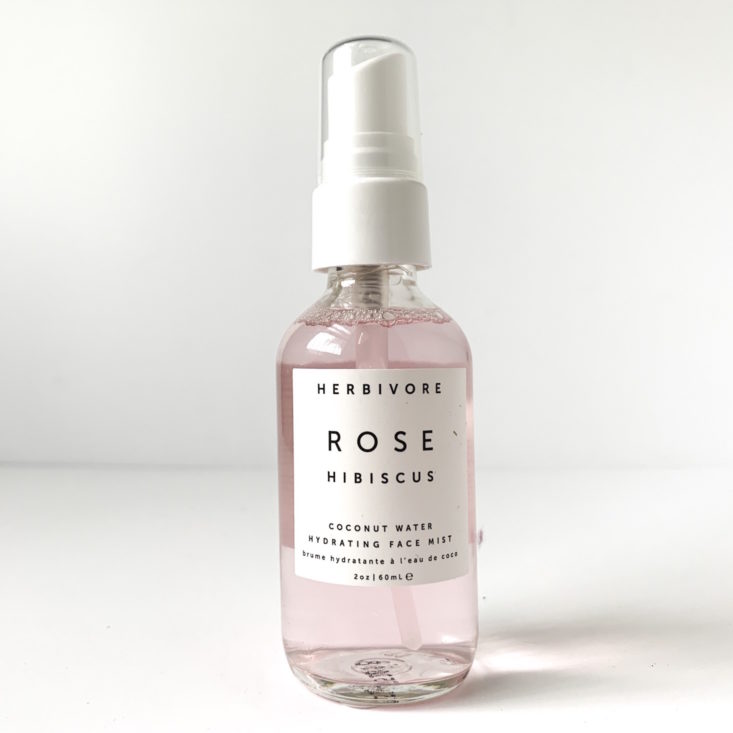 Follain Healthy Hydration Box March 2019 - Herbivore Botanicals Rose Hibiscus Toner Front