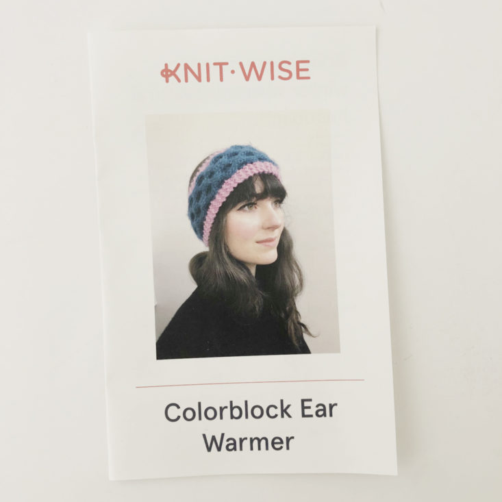 Knit Wise Review February 2019 - Pattern Cover