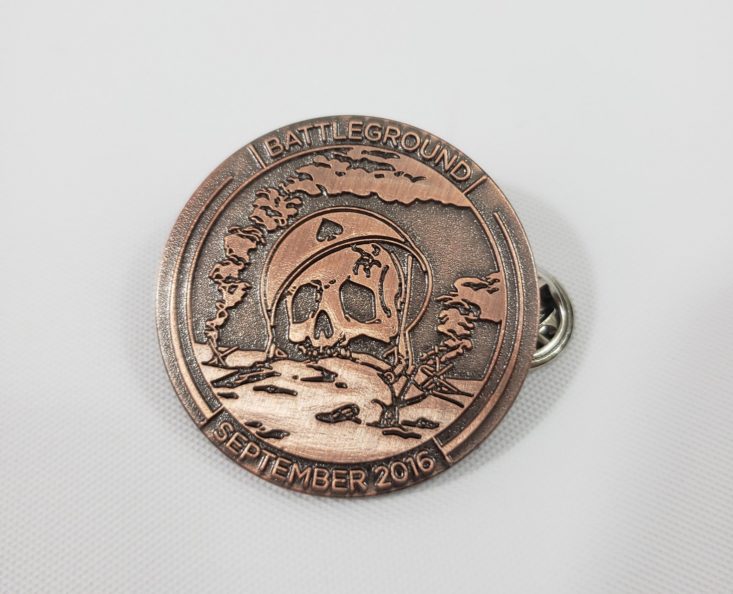 Loot Remix March 2019 Review – Battleground Coin Pin Front Top
