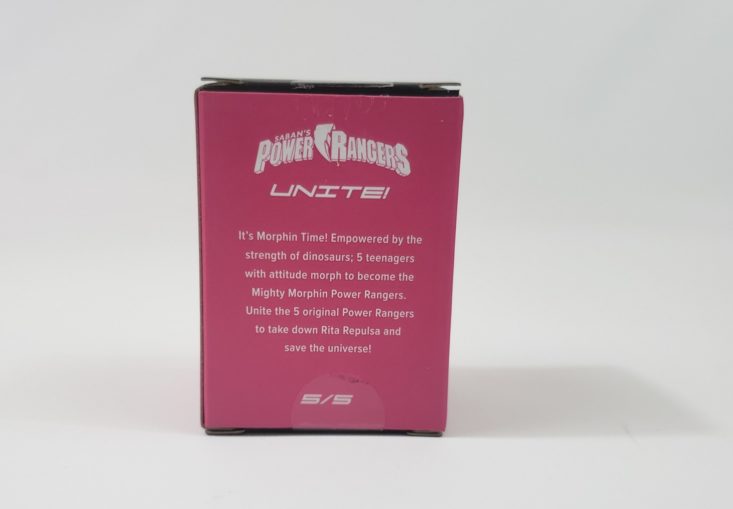 Loot Remix March 2019 Review – Power Rangers UNITE! Mini-Figure Box Back