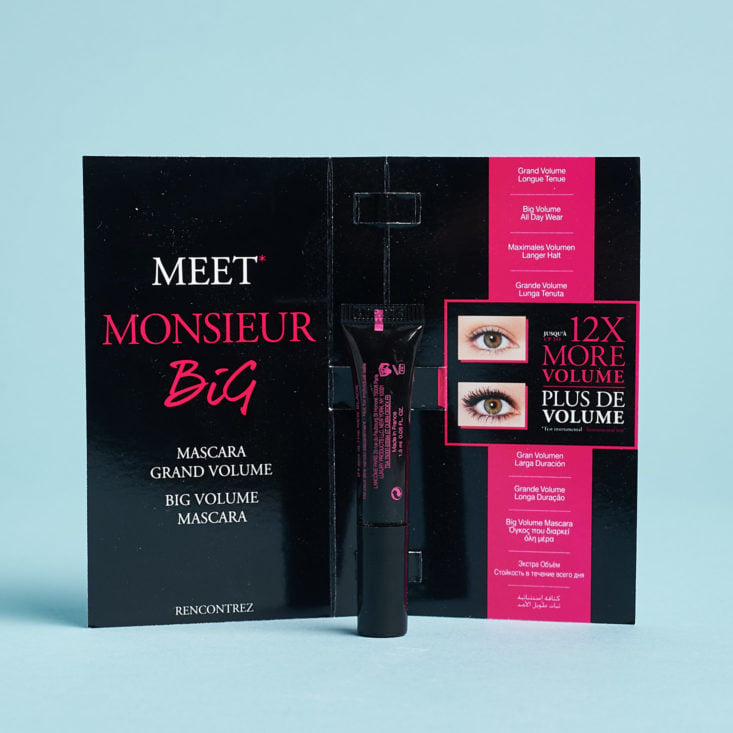 Luxe Box March 2019 mascara packaging