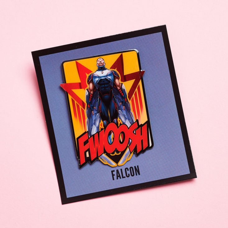Marvel Gear and Goods January 2019 FWOOSH pin on card
