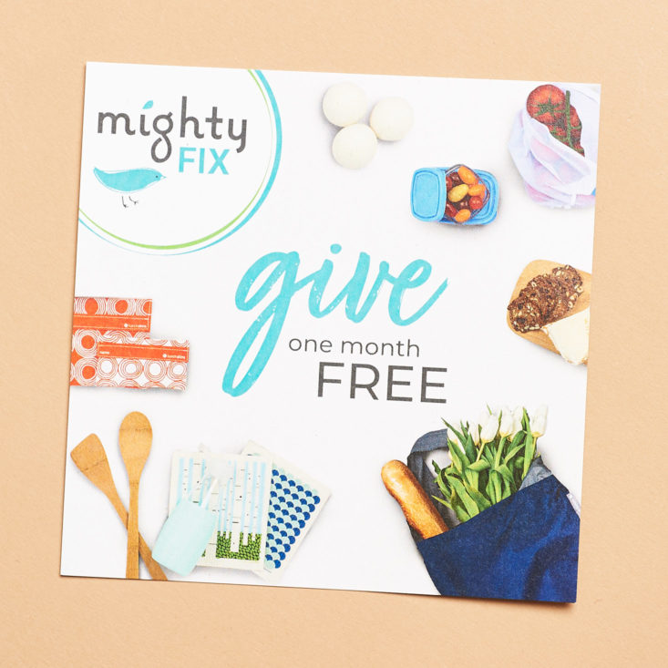 Mighty Fix March 2019 info card