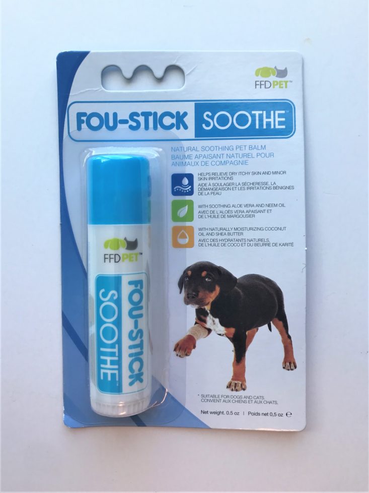 Mini Monthly Mystery Box For Dogs March 2019 - Fou Stick Front