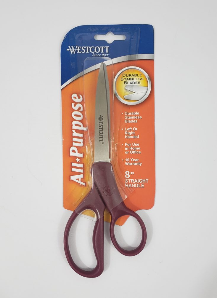 Mini Mystery Box by Jamminbutter March 2019 - Westcott All Purpose Scissors 1