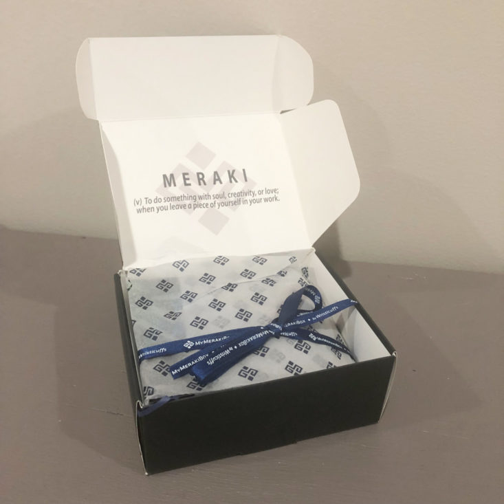 My Meraki Box February 2019 - Box Open Top
